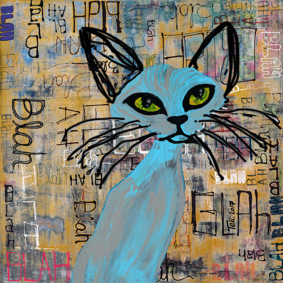 Blue Blah Cat